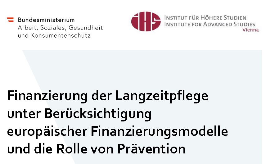 Studie Finanzierung Langzeitpflege Österreich 11-2019